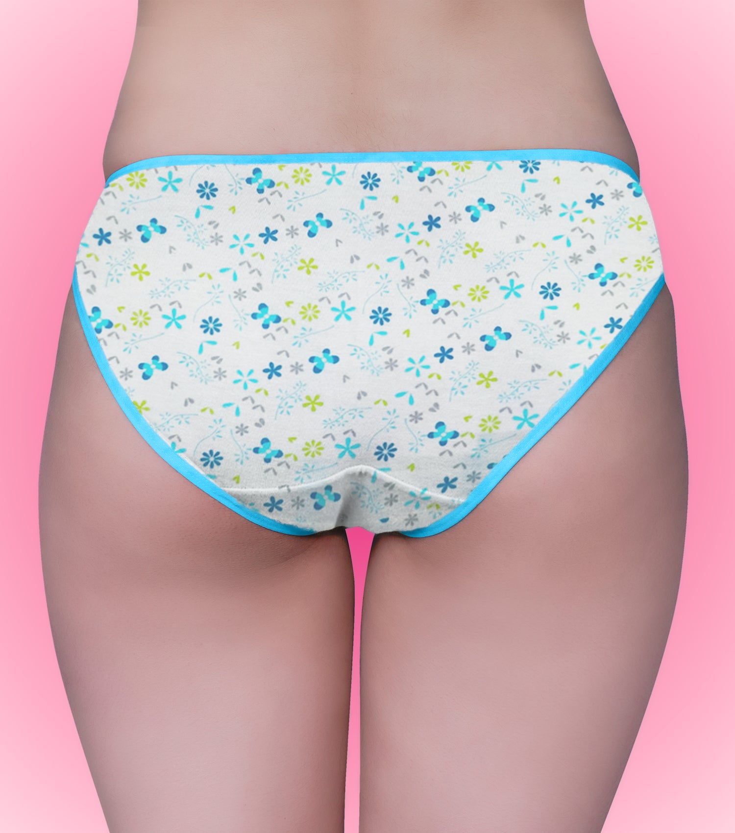 Tipsy Low Waist Printed Cotton Panty - Pack of 3 | Color & Print May Vary | PN412