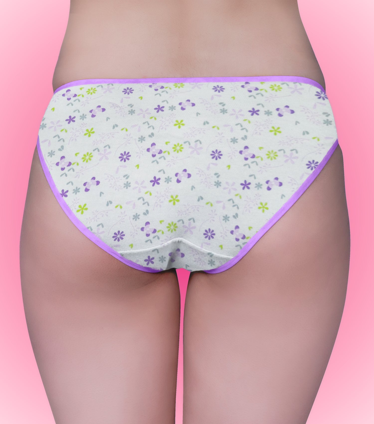 Tipsy Low Waist Printed Cotton Panty - Pack of 3 | Color & Print May Vary | PN412
