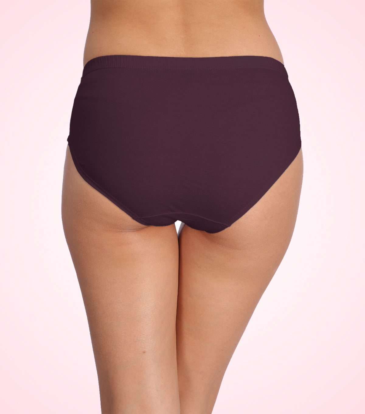 Tipsy Mid Waist Cotton Panty - Pack of 3 | Velvet Romance Color | PN404