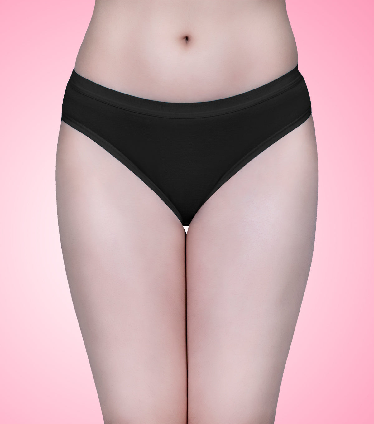 Tipsy Low Waist Cotton Panty - Pack of 3 | Obsidian Rose | PN408