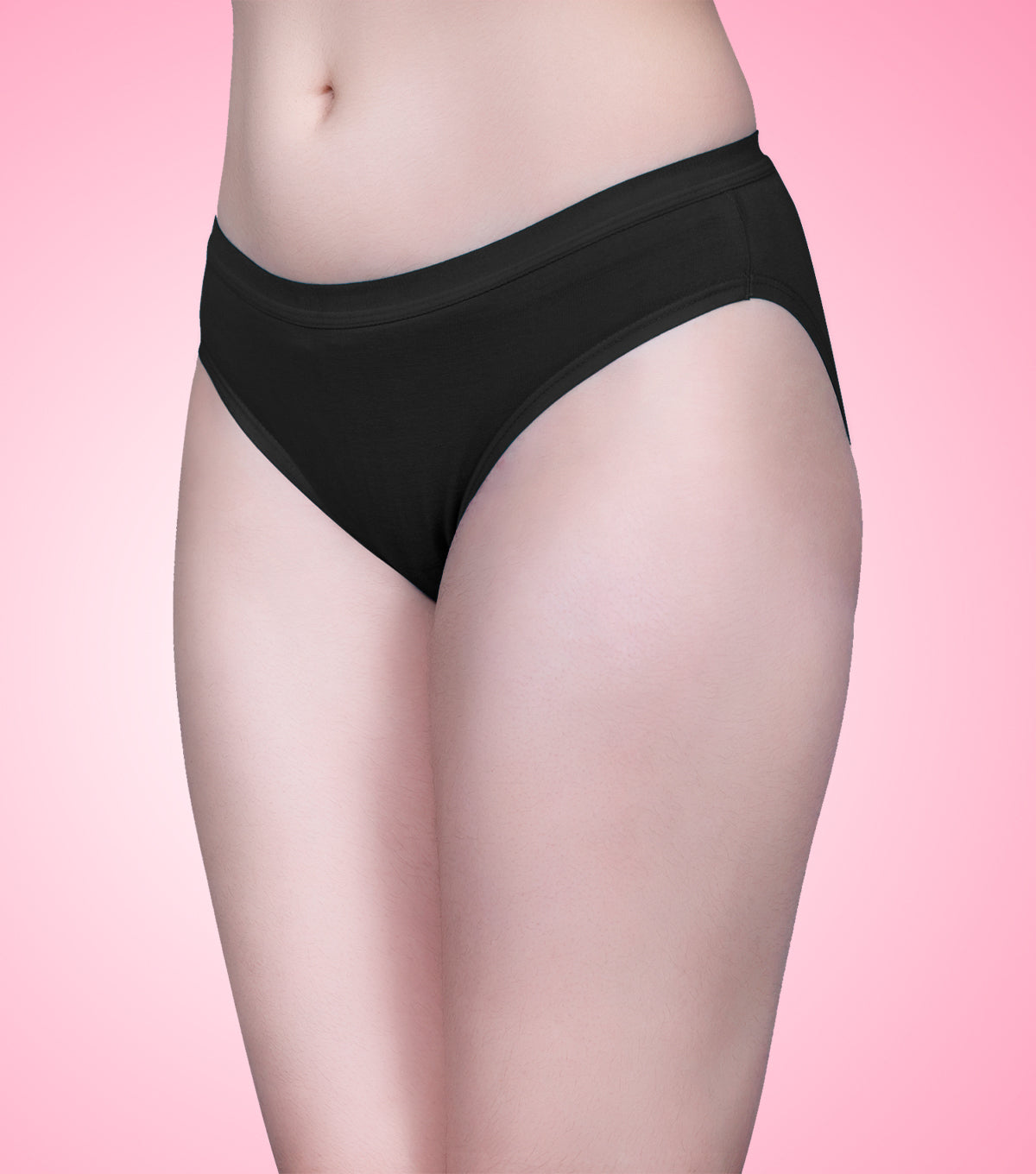Tipsy Low Waist Cotton Panty - Pack of 3 | Obsidian Rose | PN408