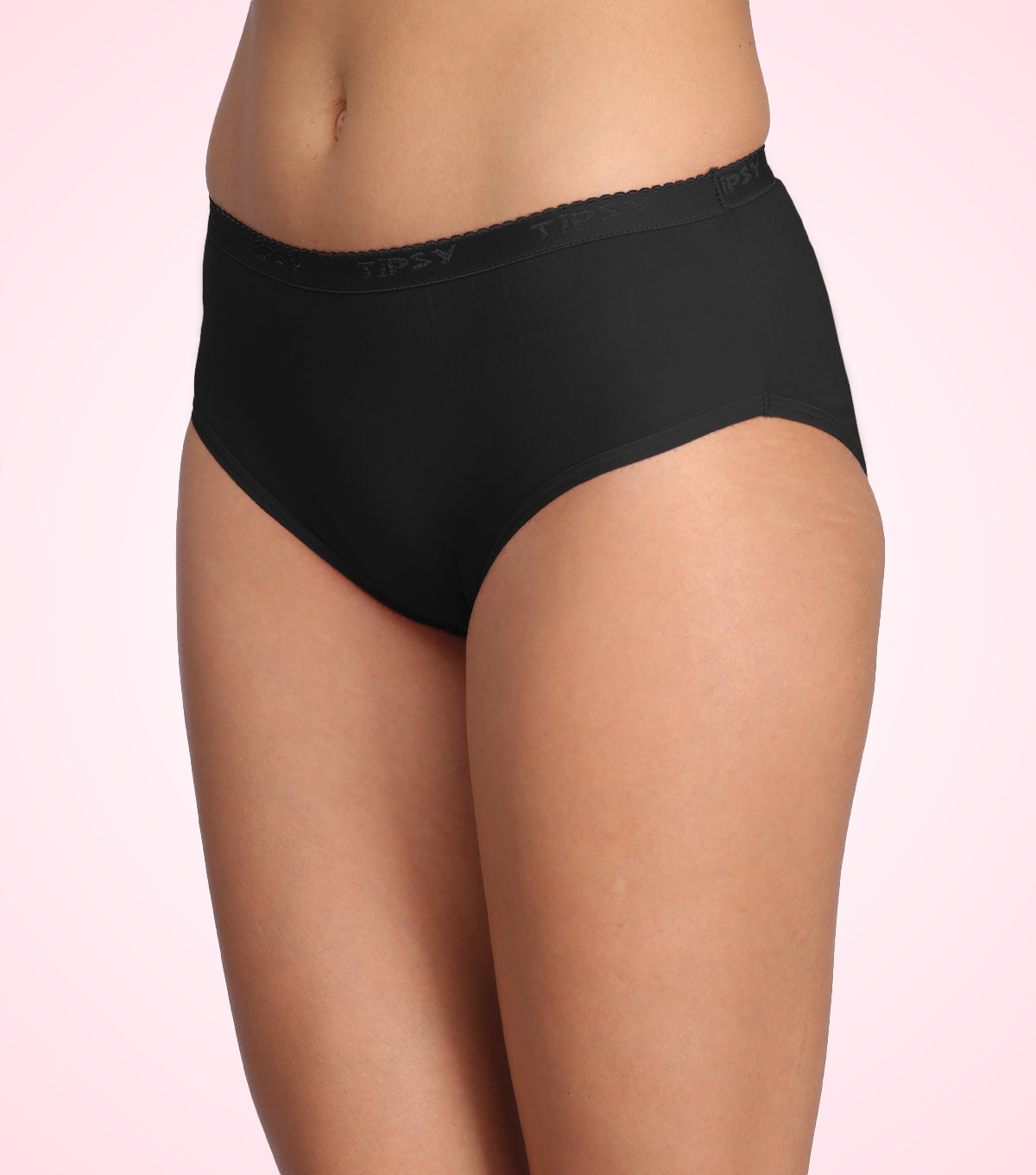 Tipsy Signature Mid Waist Cotton Panty - Pack of 3 | Elegant Vibes Color | PN418