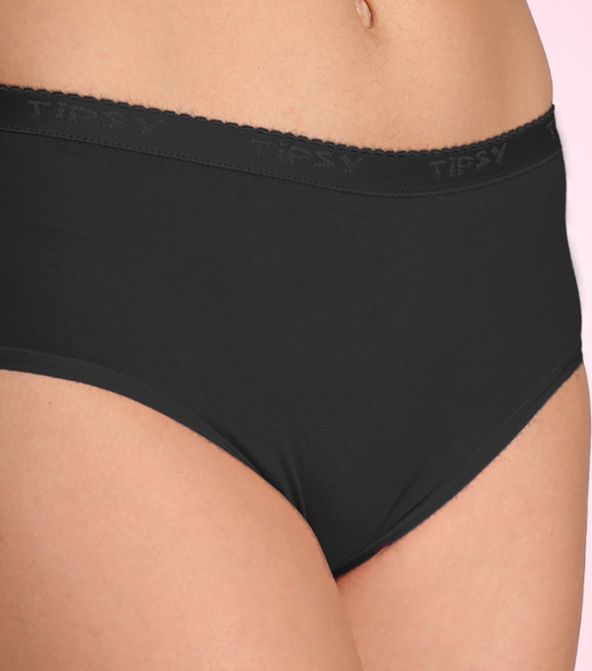 Tipsy Signature Mid Waist Cotton Panty - Pack of 3 | Elegant Vibes Color | PN418