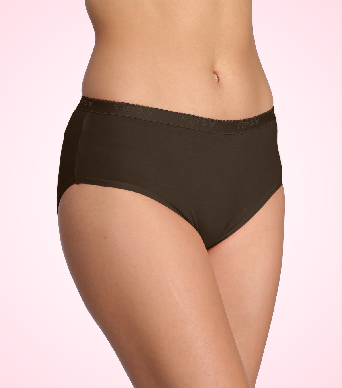 Tipsy Signature Mid Waist Cotton Panty - Pack of 3 | Elegant Vibes Color | PN418