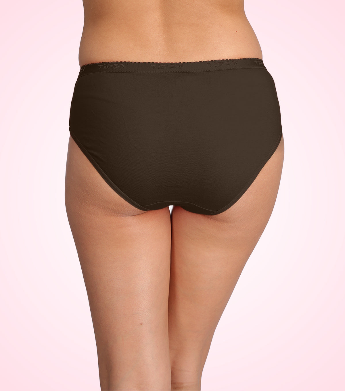 Tipsy Signature Mid Waist Cotton Panty - Pack of 3 | Elegant Vibes Color | PN418