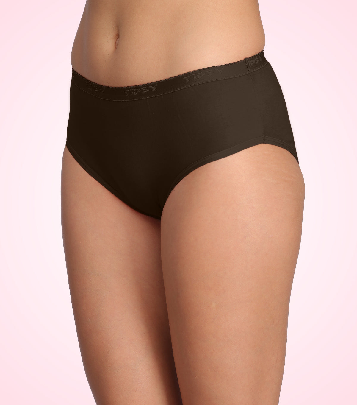 Tipsy Signature Mid Waist Cotton Panty - Pack of 3 | Elegant Vibes Color | PN418