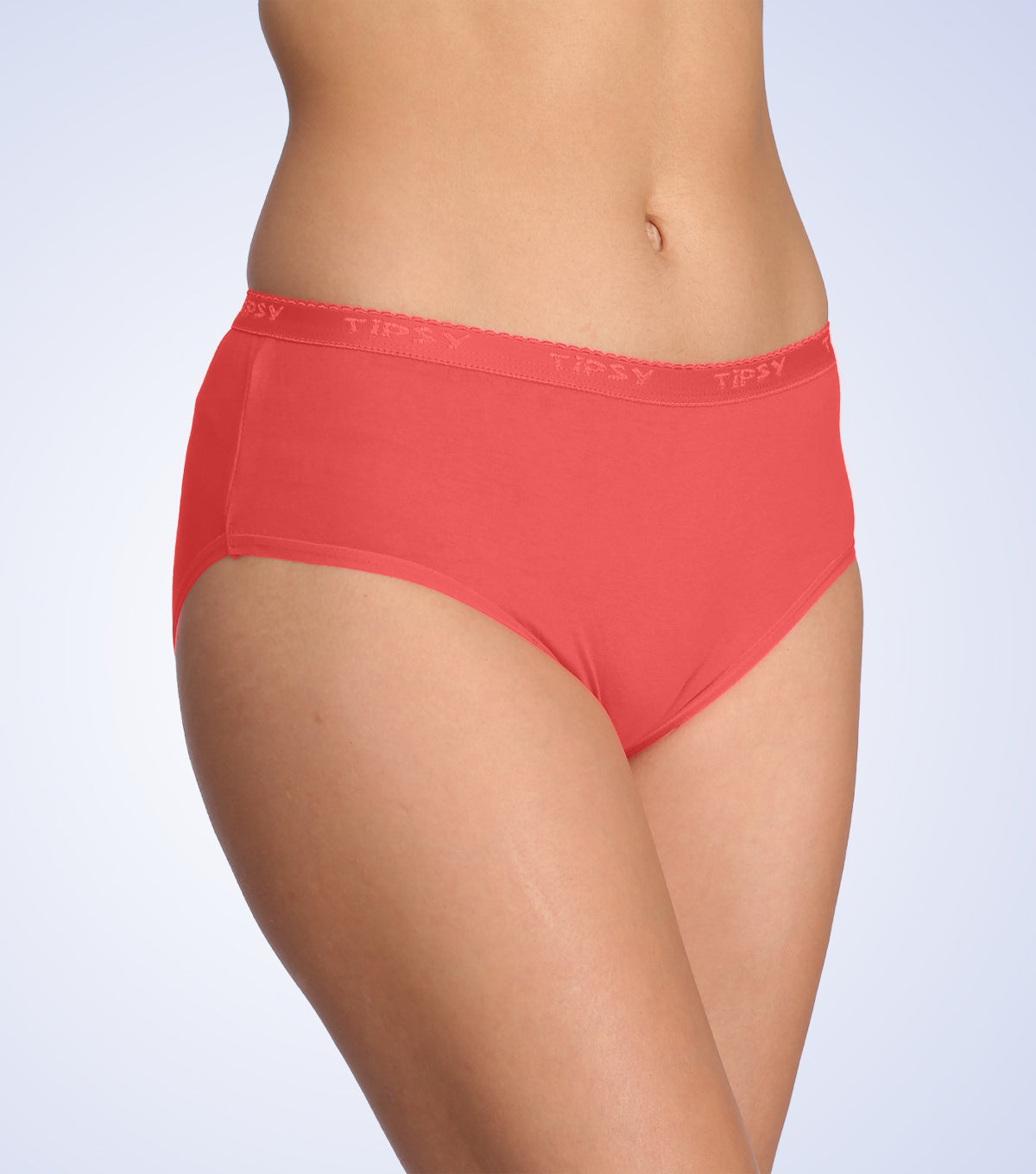 Tipsy Signature Mid Waist Cotton Panty - Pack of 3 | Elegant Vibes Color | PN416