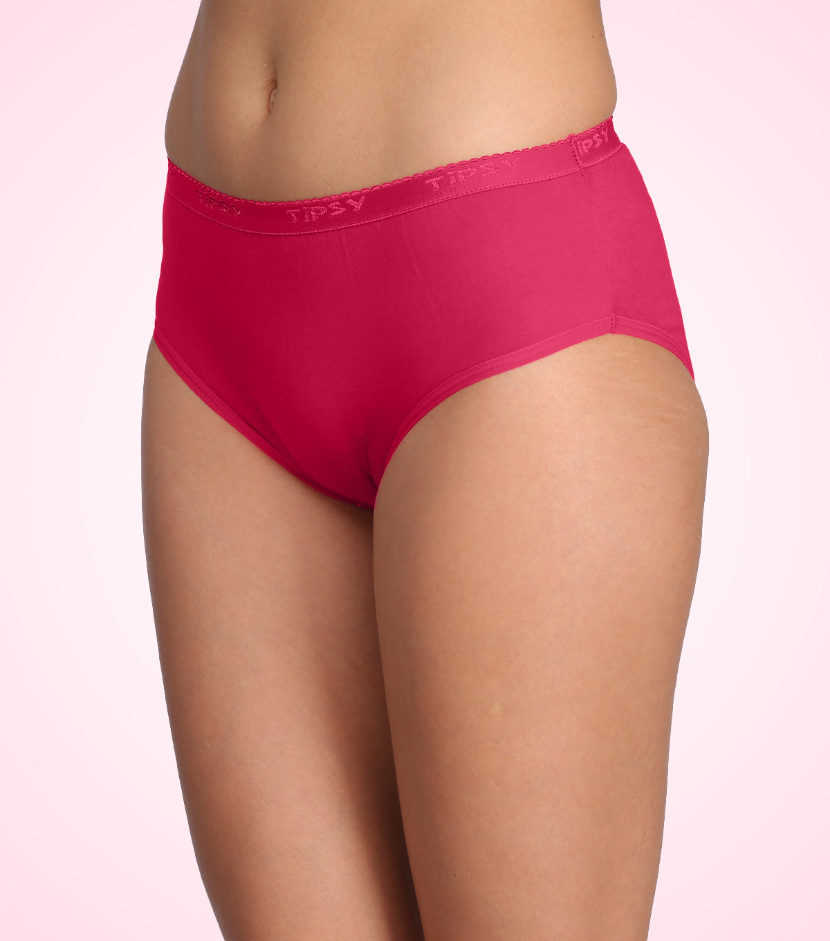 Tipsy Signature Mid Waist Cotton Panty - Pack of 3 | Elegant Vibes Color | PN419