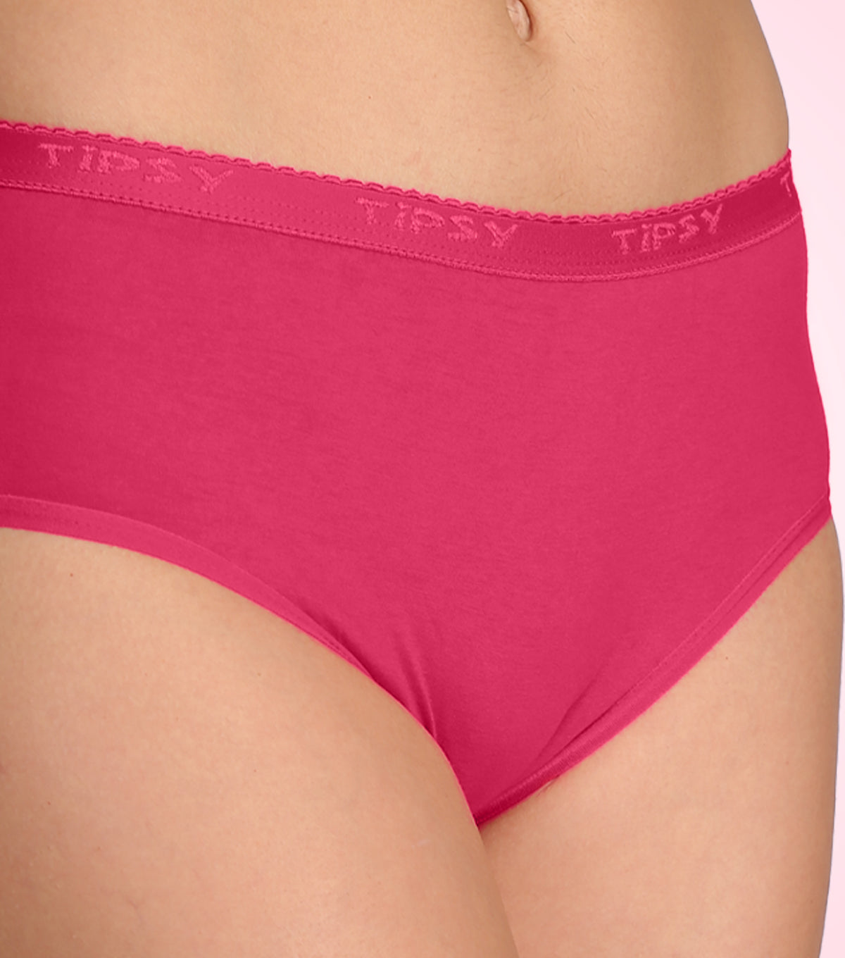 Tipsy Signature Mid Waist Cotton Panty - Pack of 3 | Elegant Vibes Color | PN419