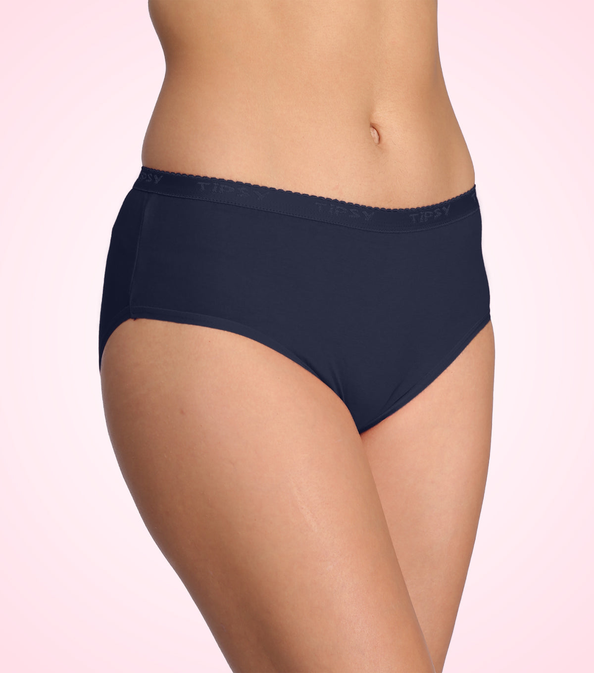 Tipsy Signature Mid Waist Cotton Panty - Pack of 3 | Elegant Vibes Color | PN418
