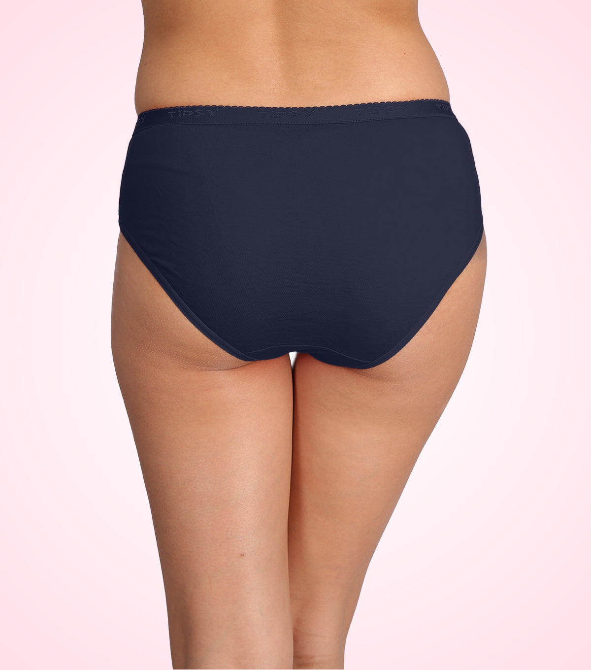 Tipsy Signature Mid Waist Cotton Panty - Pack of 3 | Elegant Vibes Color | PN418