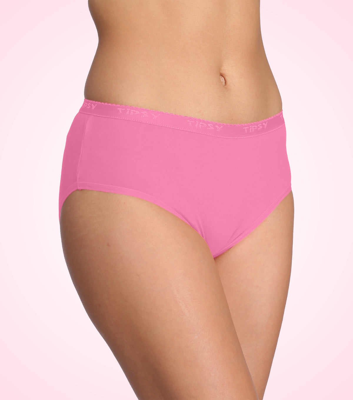 Tipsy Signature Mid Waist Cotton Panty - Pack of 3 | Elegant Vibes Color | PN419
