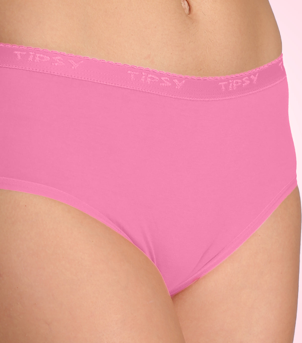 Tipsy Signature Mid Waist Cotton Panty - Pack of 3 | Elegant Vibes Color | PN419