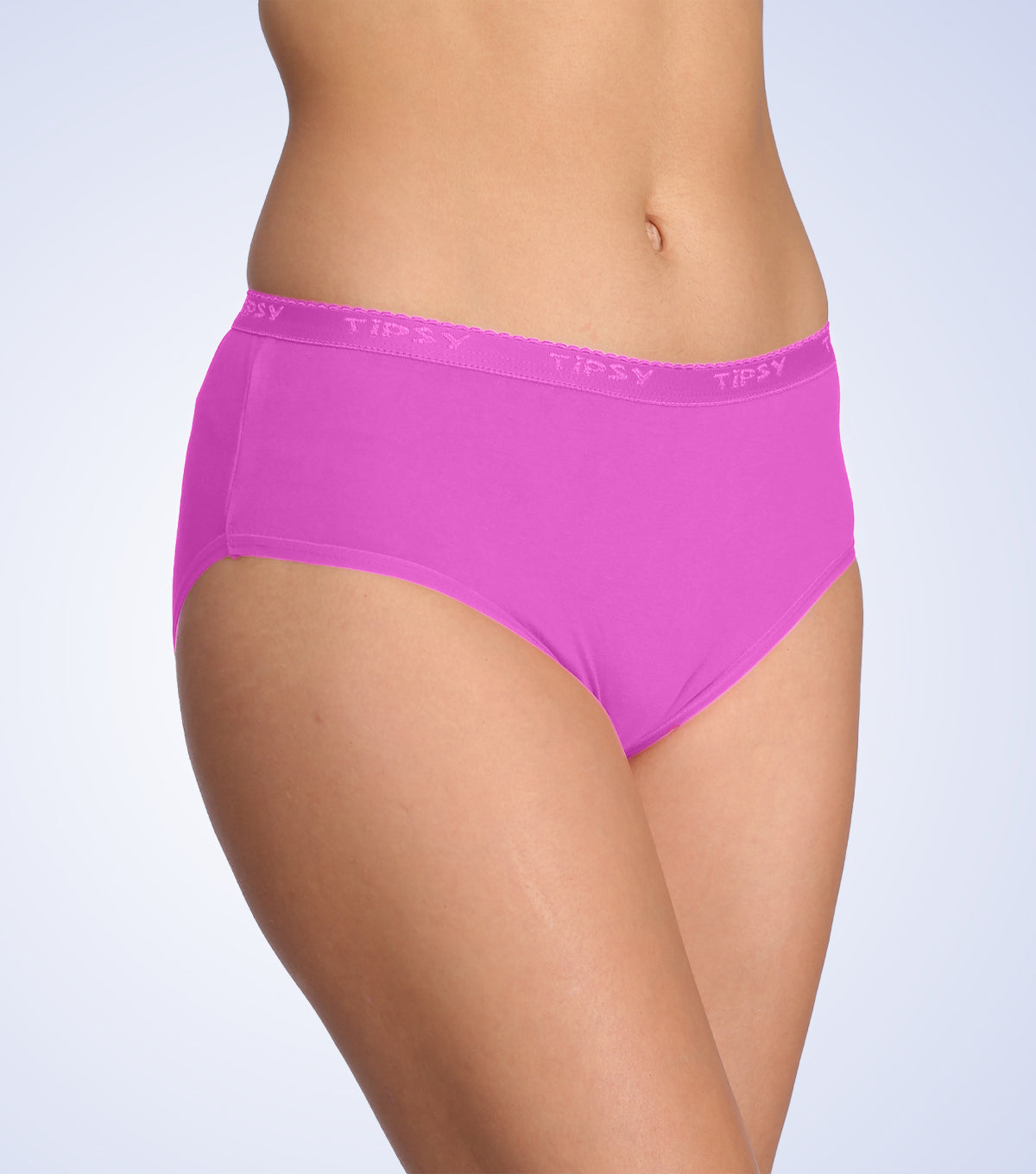 Tipsy Signature Mid Waist Cotton Panty - Pack of 3 | Elegant Vibes Color | PN416