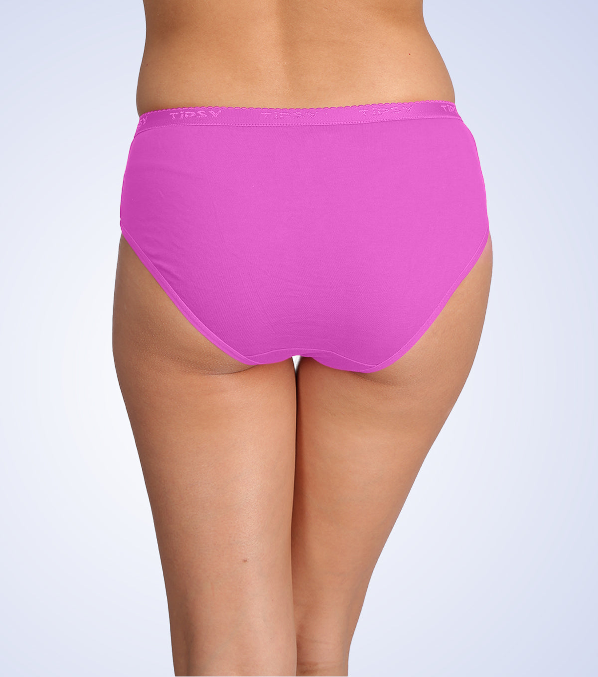 Tipsy Signature Mid Waist Cotton Panty - Pack of 3 | Elegant Vibes Color | PN416