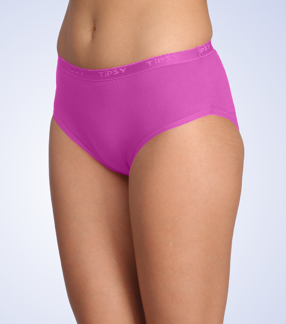 Tipsy Signature Mid Waist Cotton Panty - Pack of 3 | Elegant Vibes Color | PN416