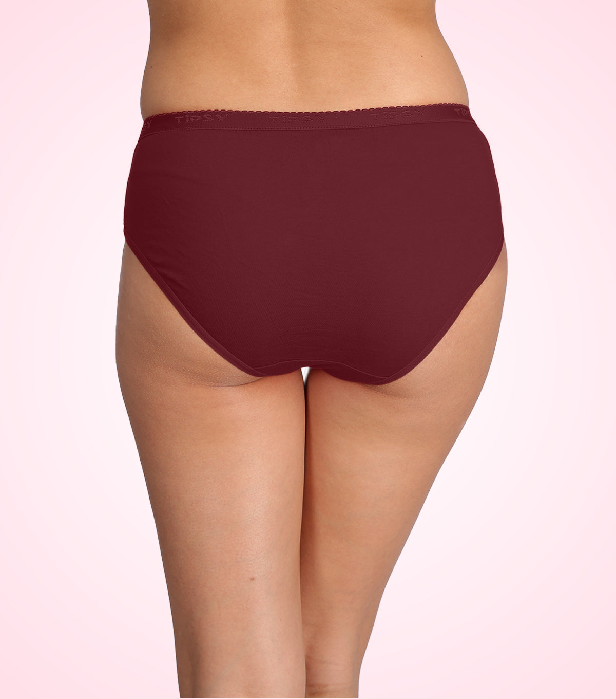 Tipsy Signature Mid Waist Cotton Panty - Pack of 3 | Elegant Vibes Color | PN419