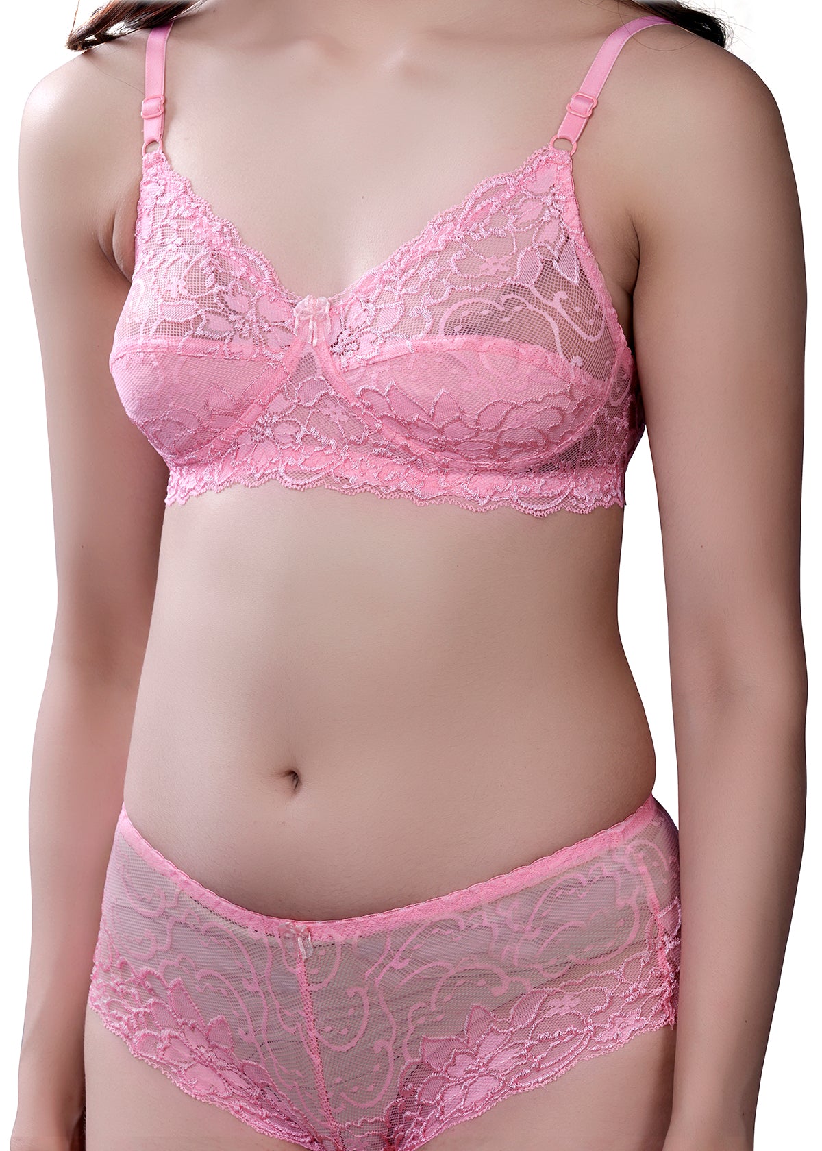 Tipsy Baani Set In Pink Rose