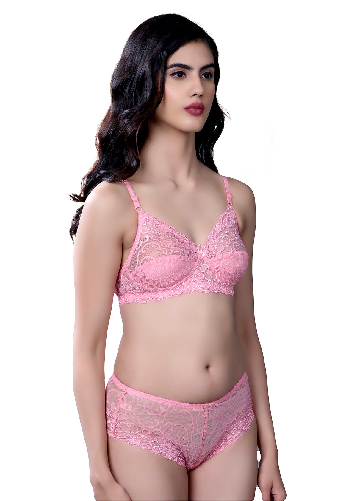 Tipsy Baani Set In Pink Rose