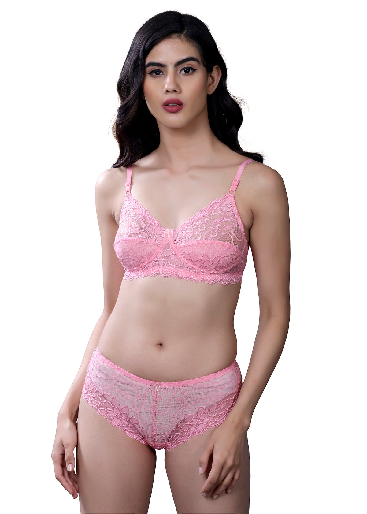 Tipsy Baani Set In Pink Rose