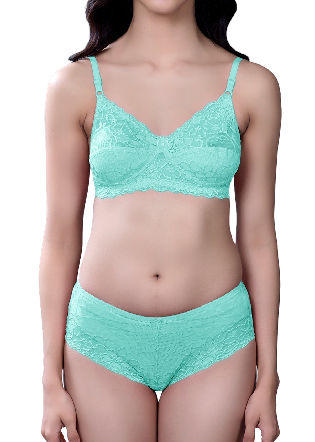 Tipsy Baani Set In Sea Green