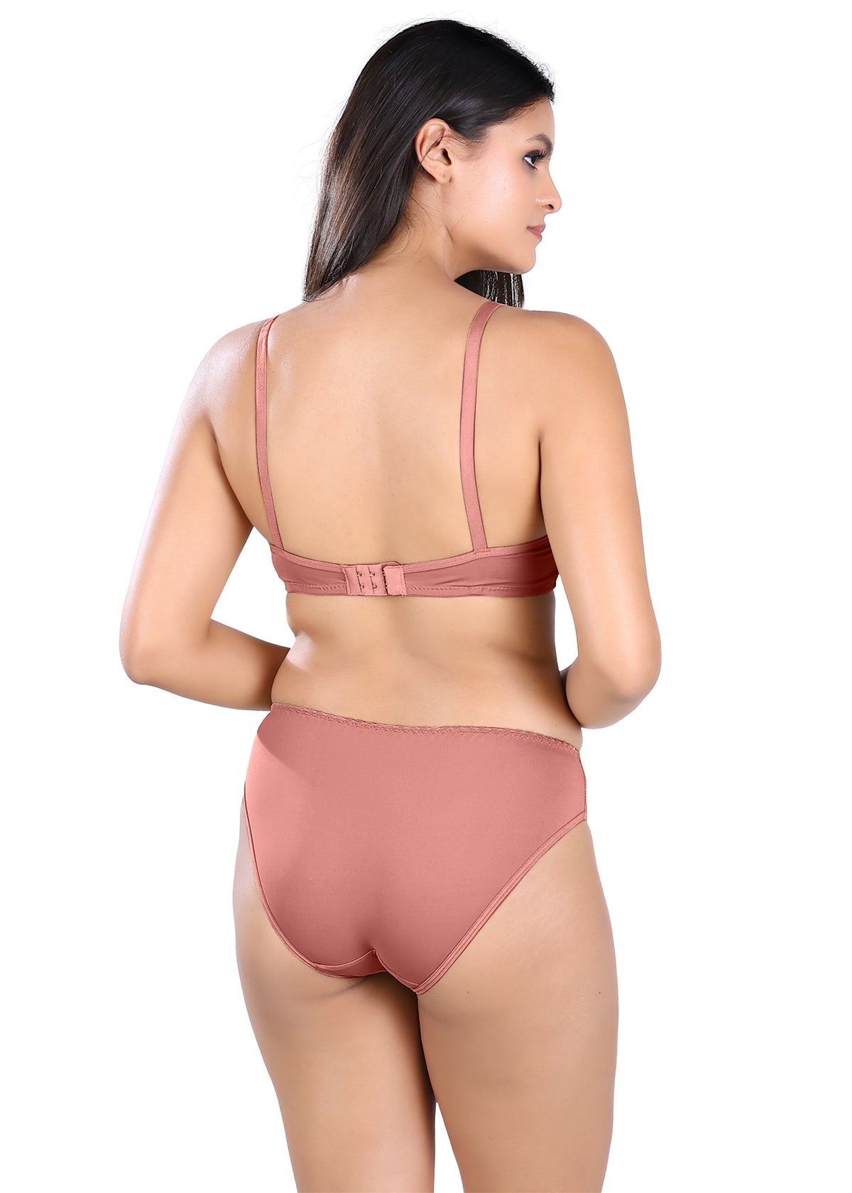 Tipsy Floral Lace Set In Rust