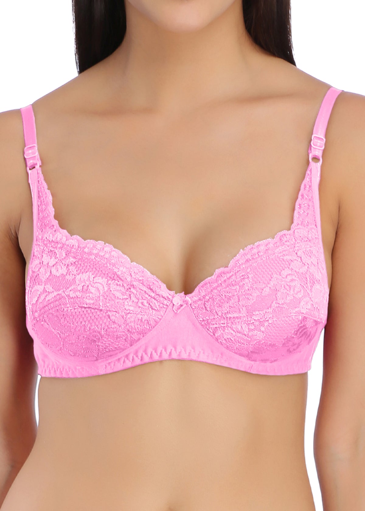 Tipsy Crystal Bra In Pink