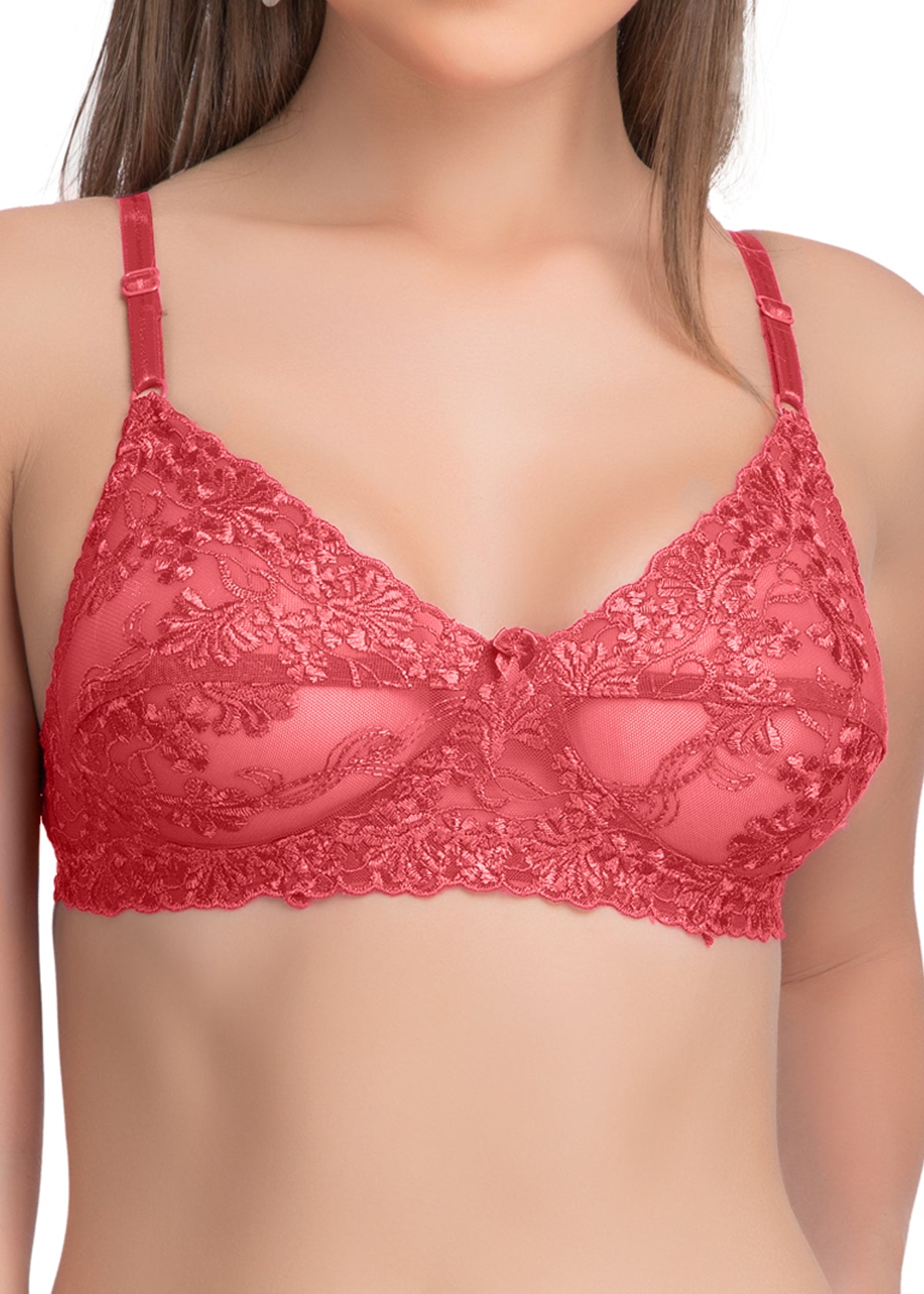 Tipsy Dior Bra In Coral