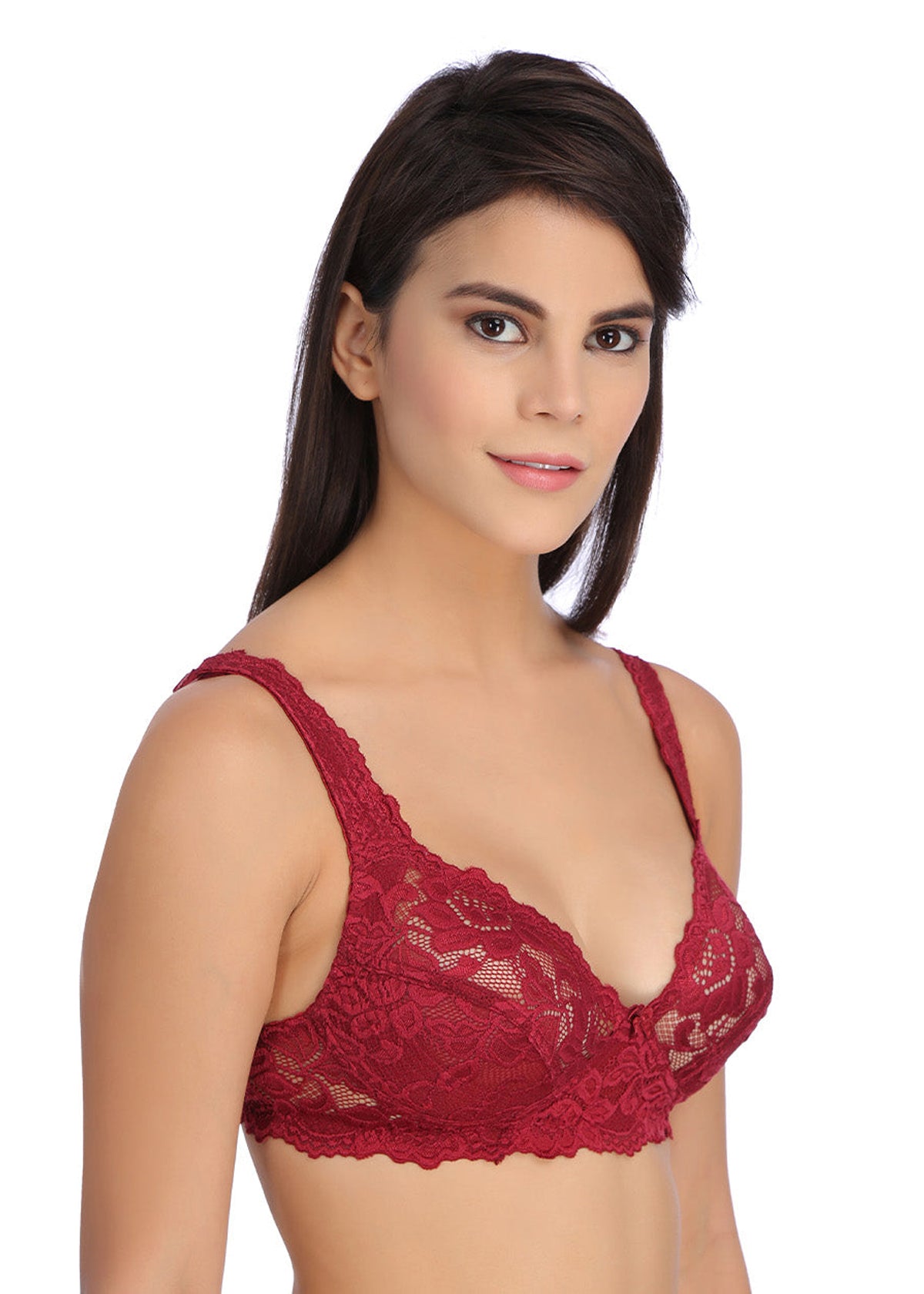 Tipsy Excite Bra In Maroon