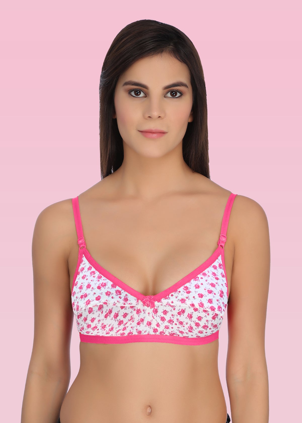 Tipsy Floral Print Non-Padded Everyday Bra | Combo of 3