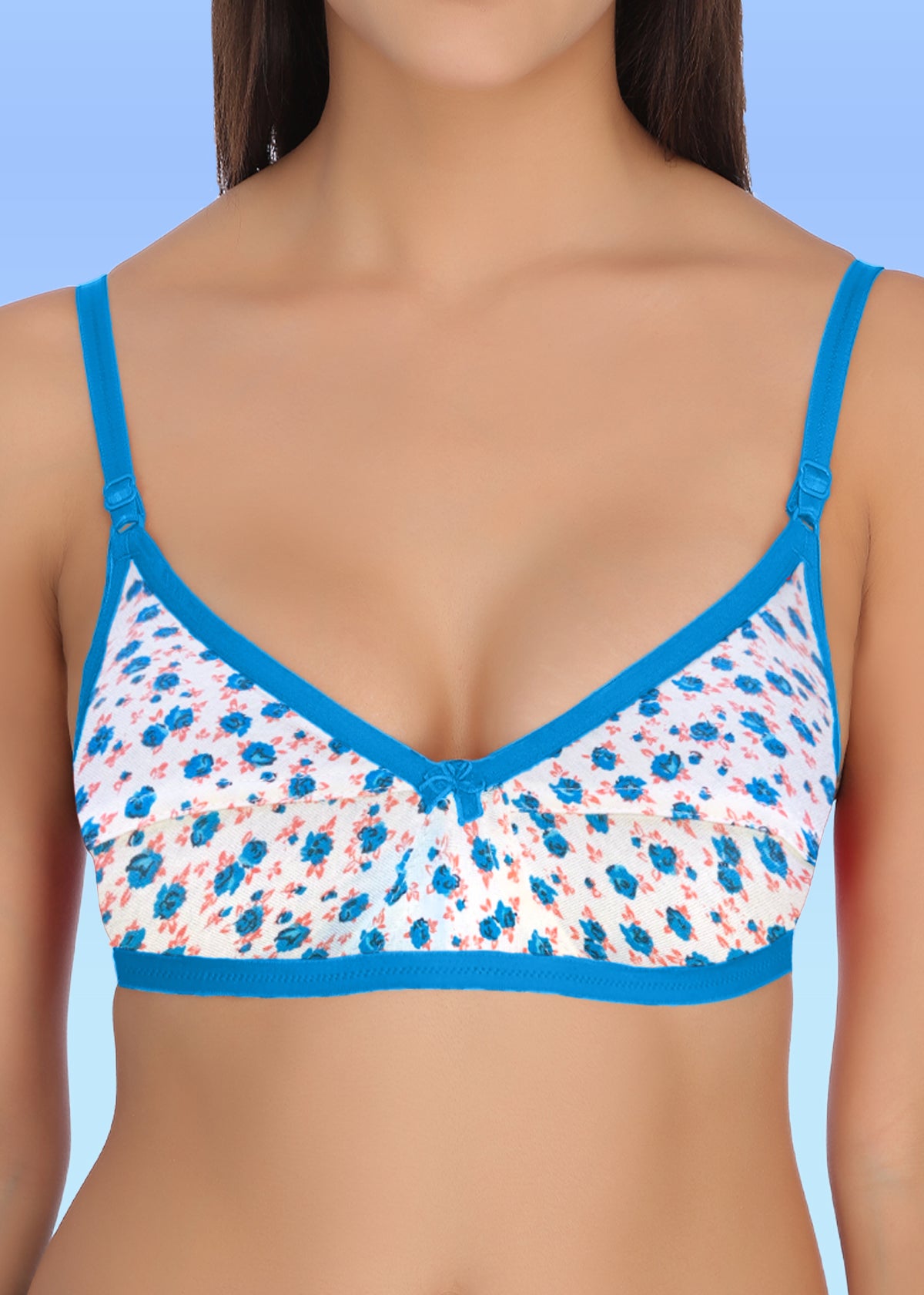 Tipsy Floral Print Non-Padded Everyday Bra | Combo of 3