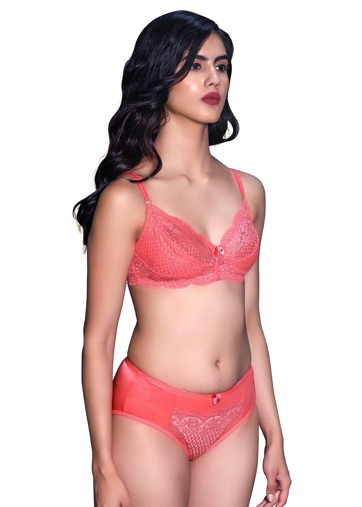 Tipsy Kylie Set In Coral