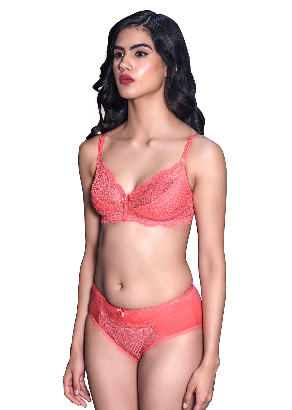 Tipsy Kylie Set In Coral