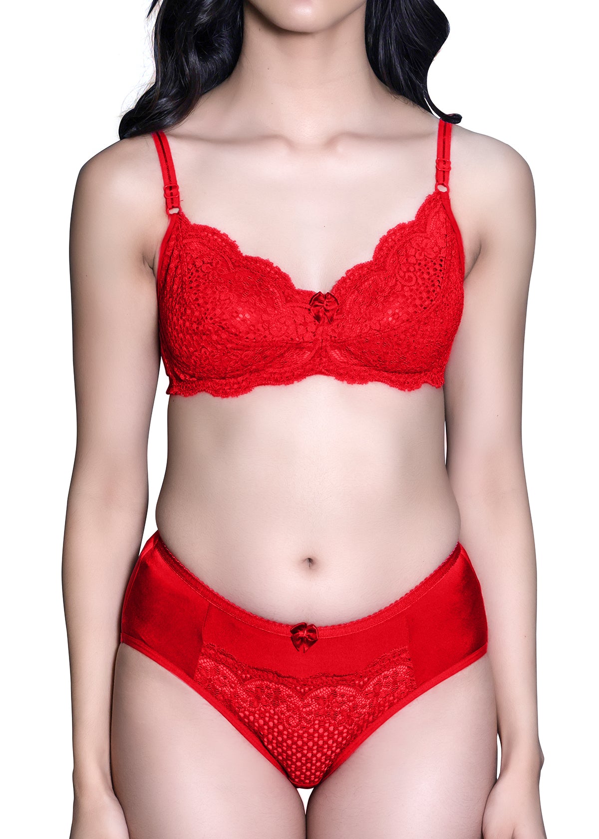 Tipsy Kylie Set In Red