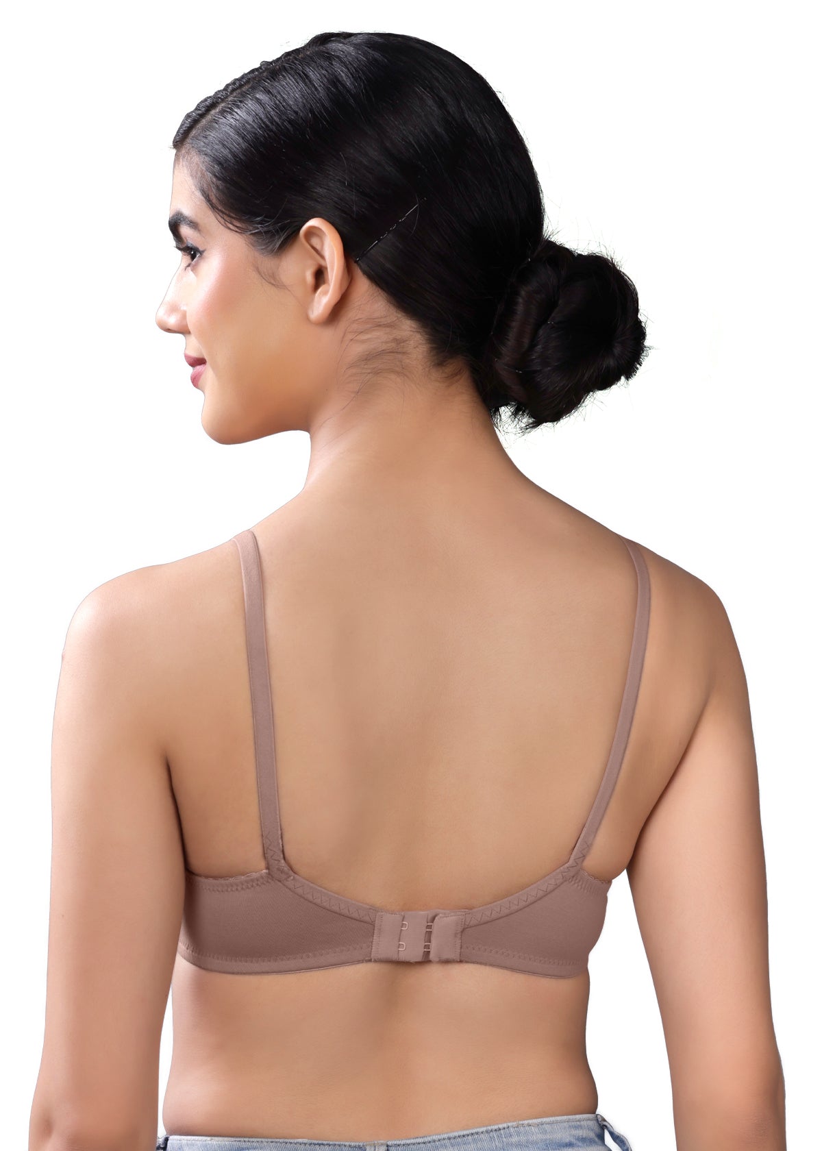 Mia Padded Seamless Bra in Wood Rose | Chafe Free | Tipsy