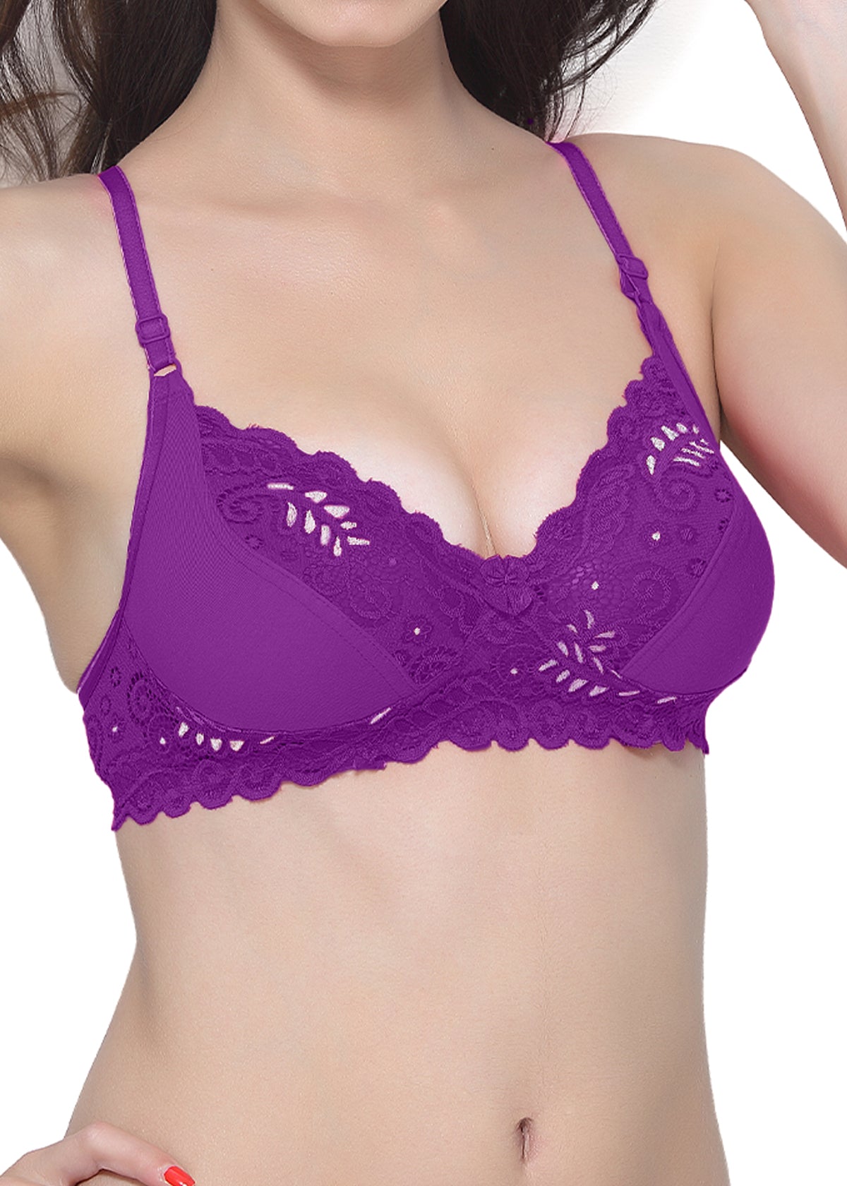 Tipsy Nancy Bra In Purple
