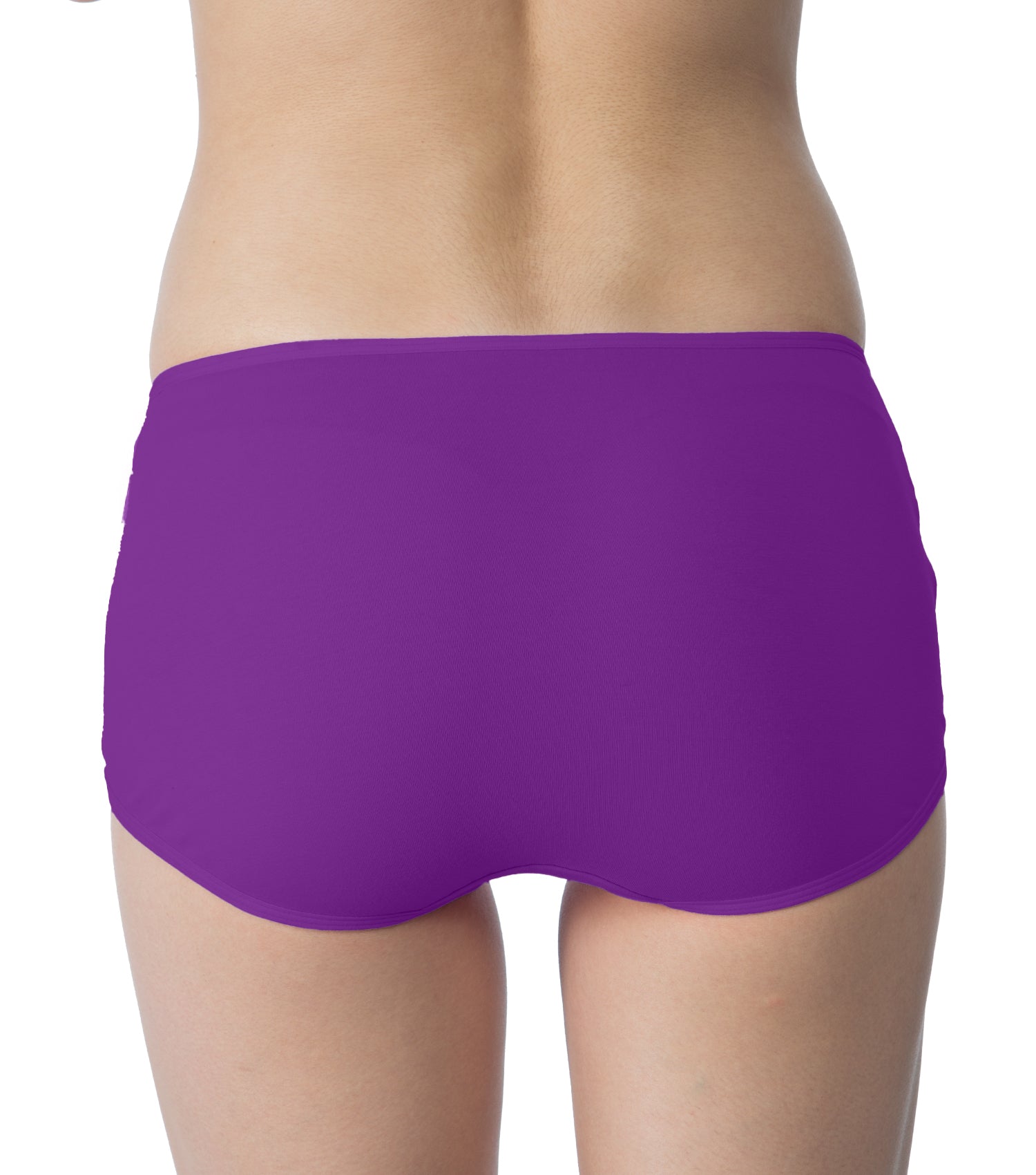 Tipsy Mid-Waist Cotton Lycra Boyshorts - Single Piece | Falsa Color | PN427