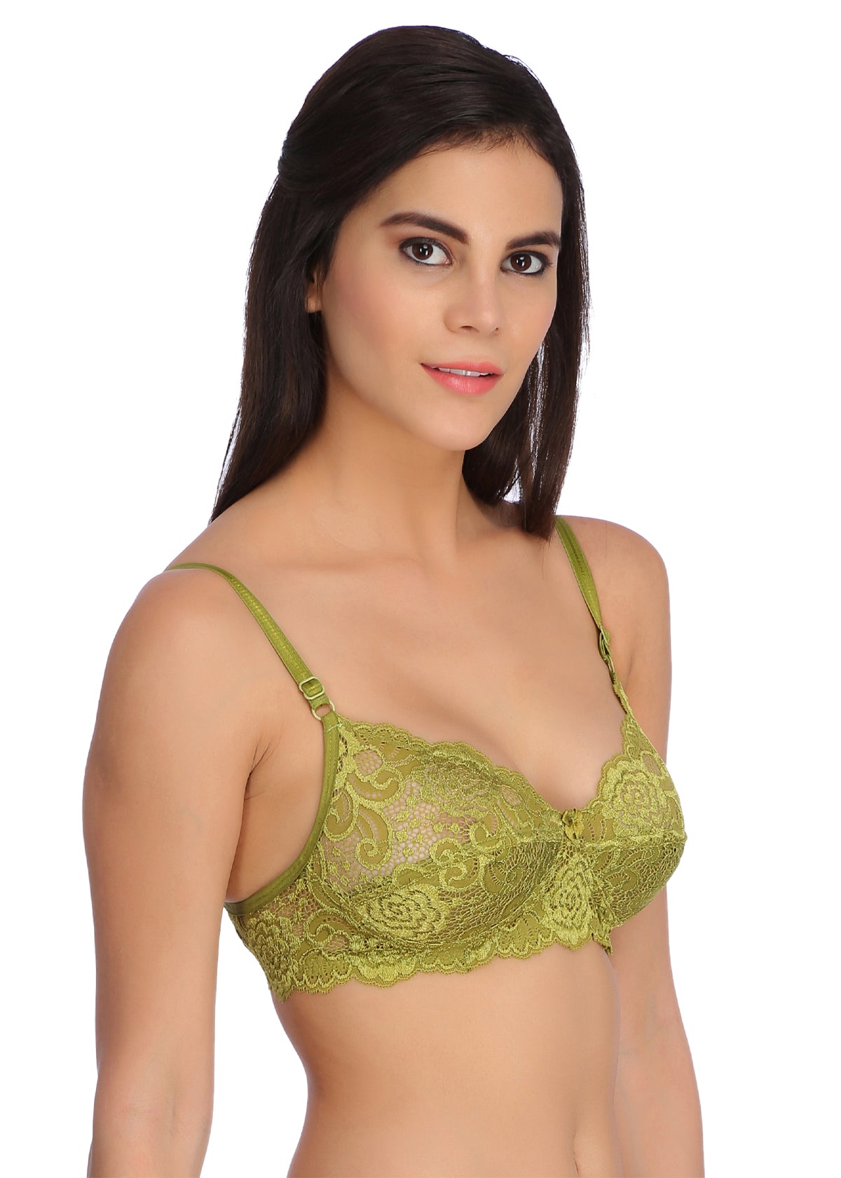 Tipsy Palak Bra In Mehandi