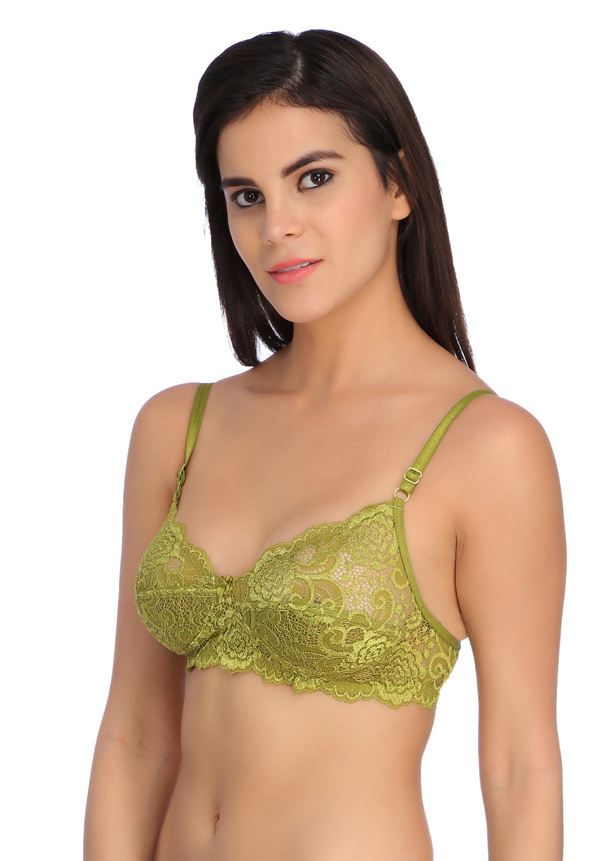 Tipsy Palak Bra In Mehandi