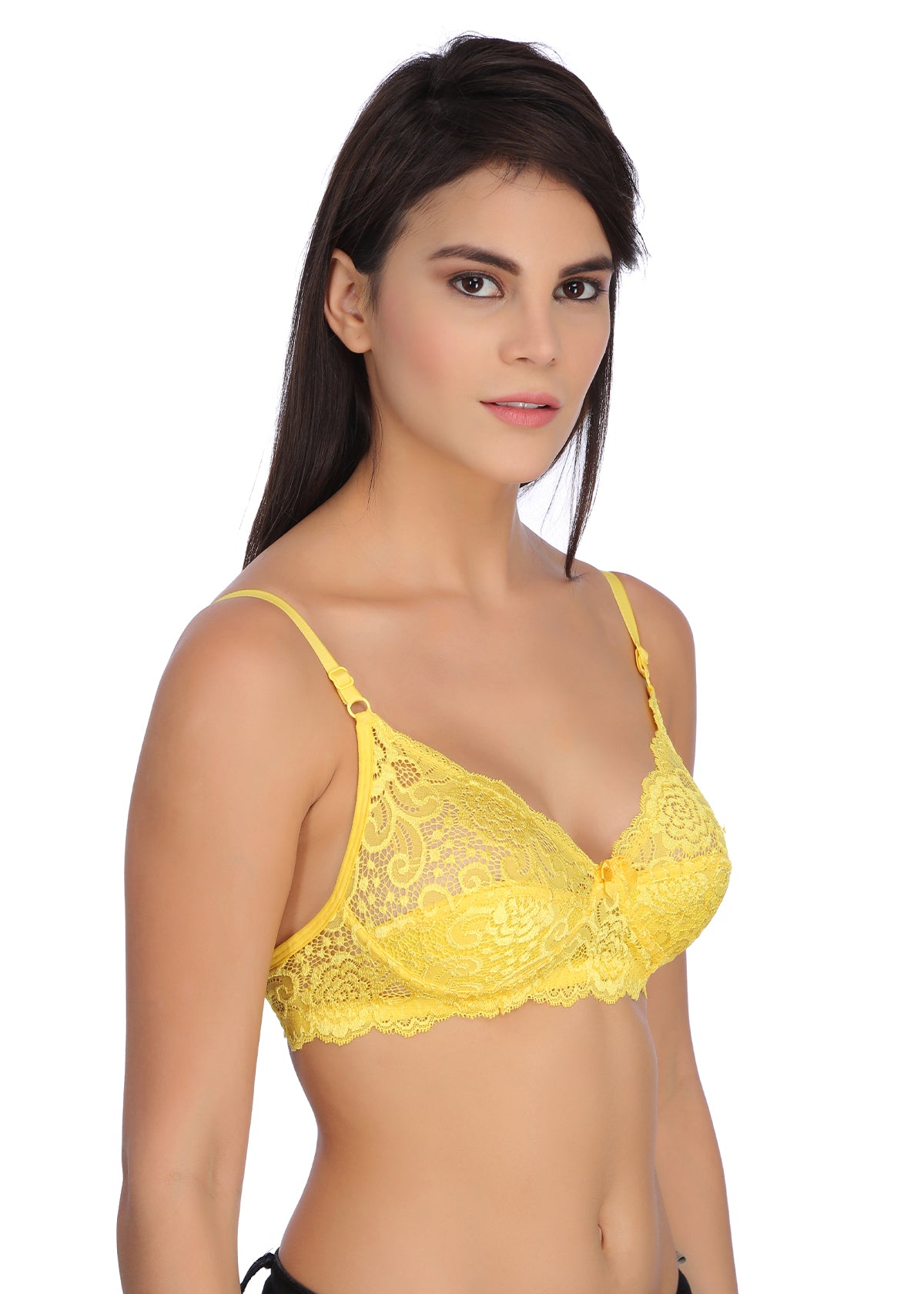 Tipsy Palak Bra In Yellow