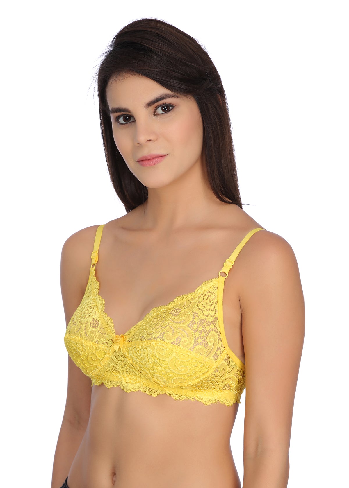 Tipsy Palak Bra In Yellow