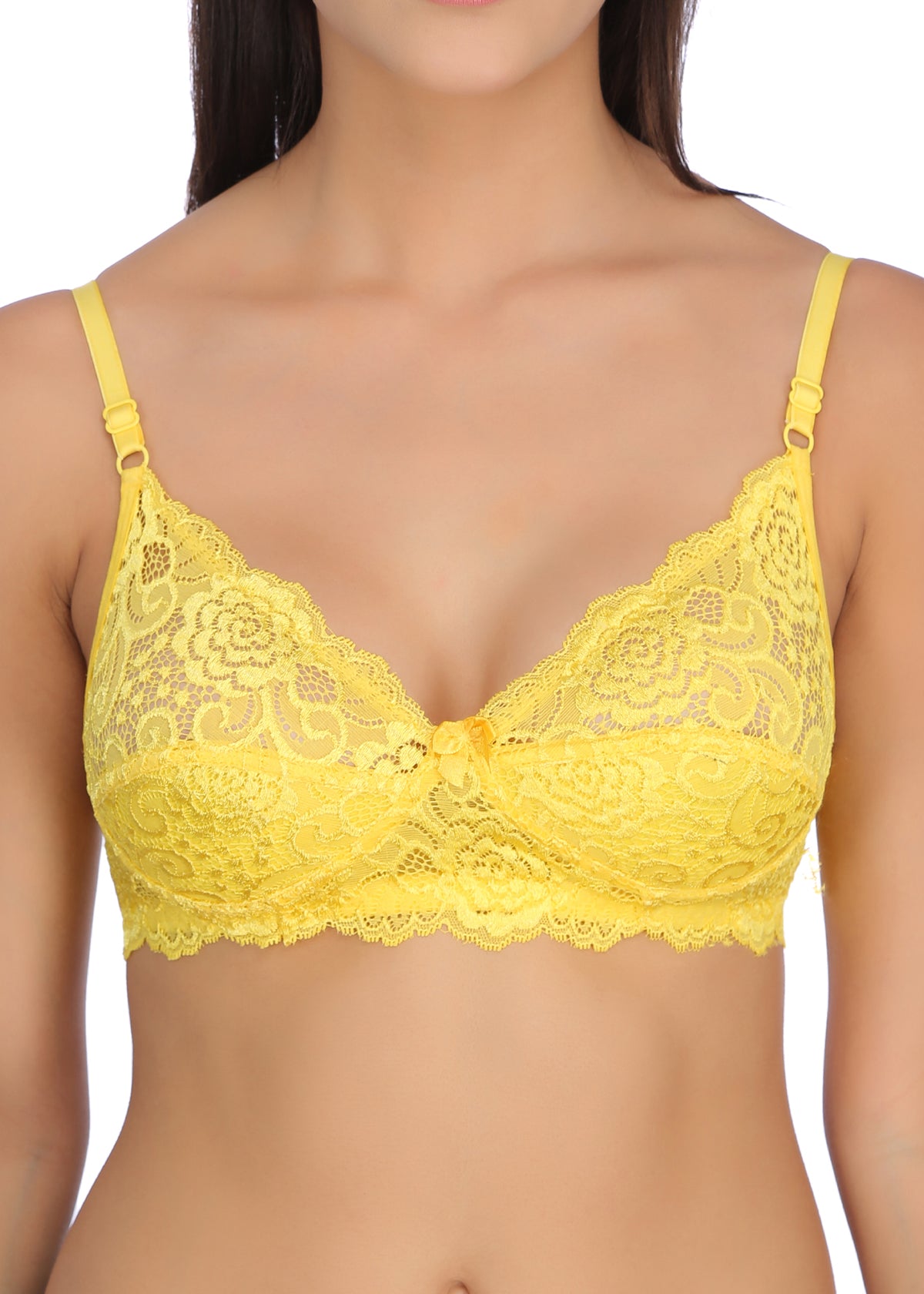Tipsy Palak Bra In Yellow