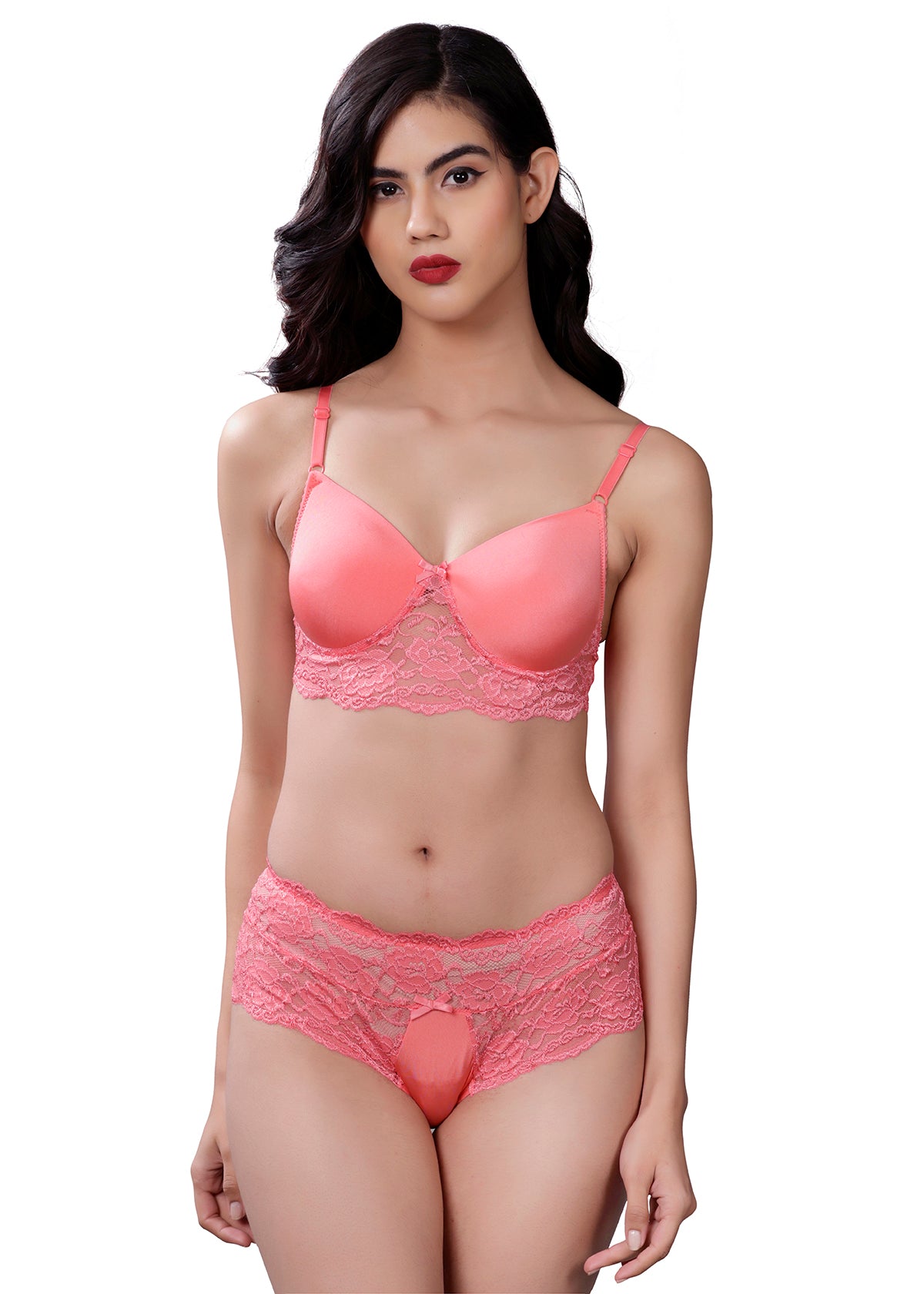 Tipsy Rosé Set in Coral