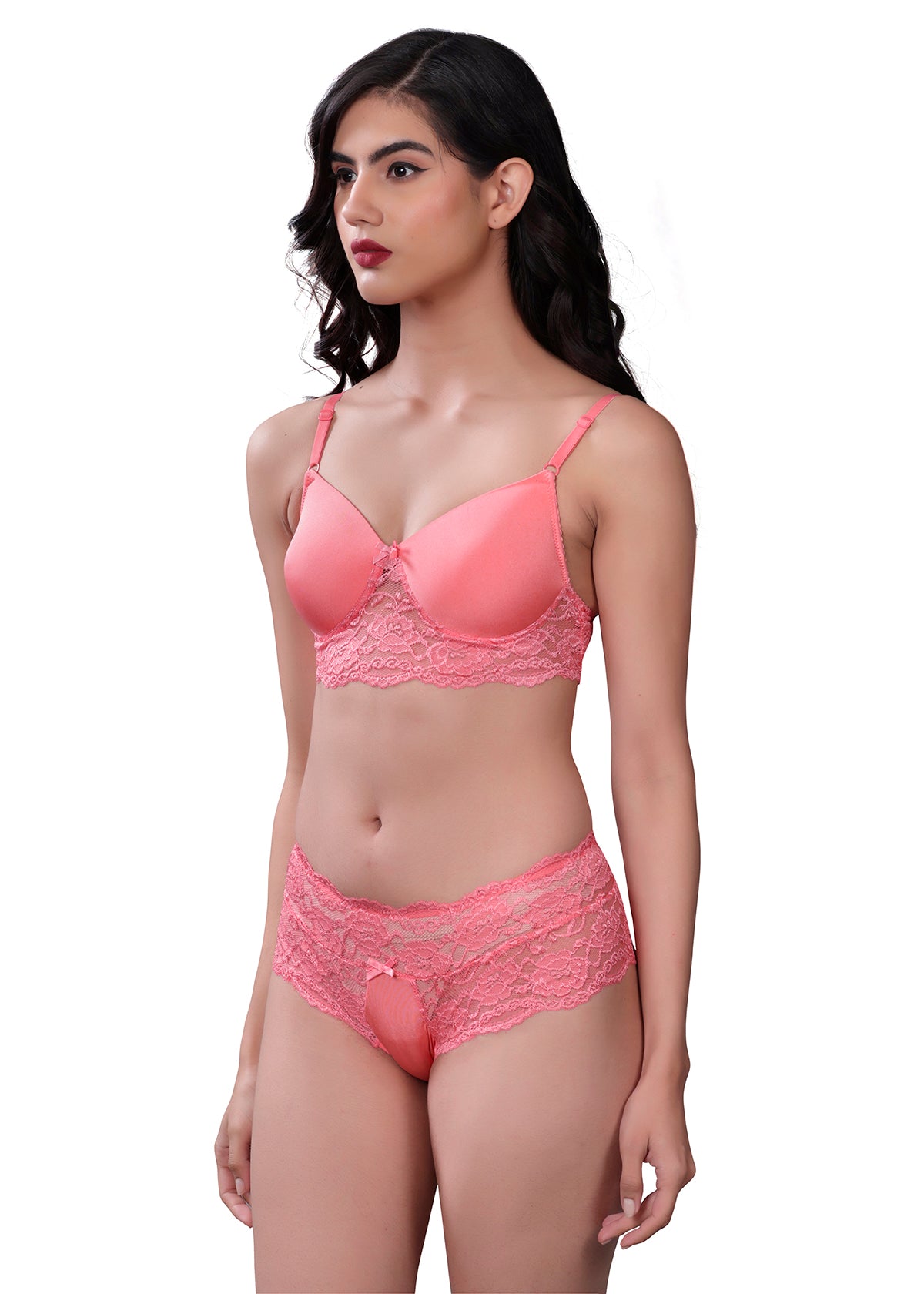 Tipsy Rosé Set in Coral