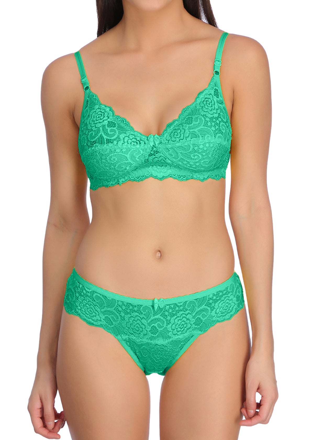 Tipsy Shagun Set In Sea Green