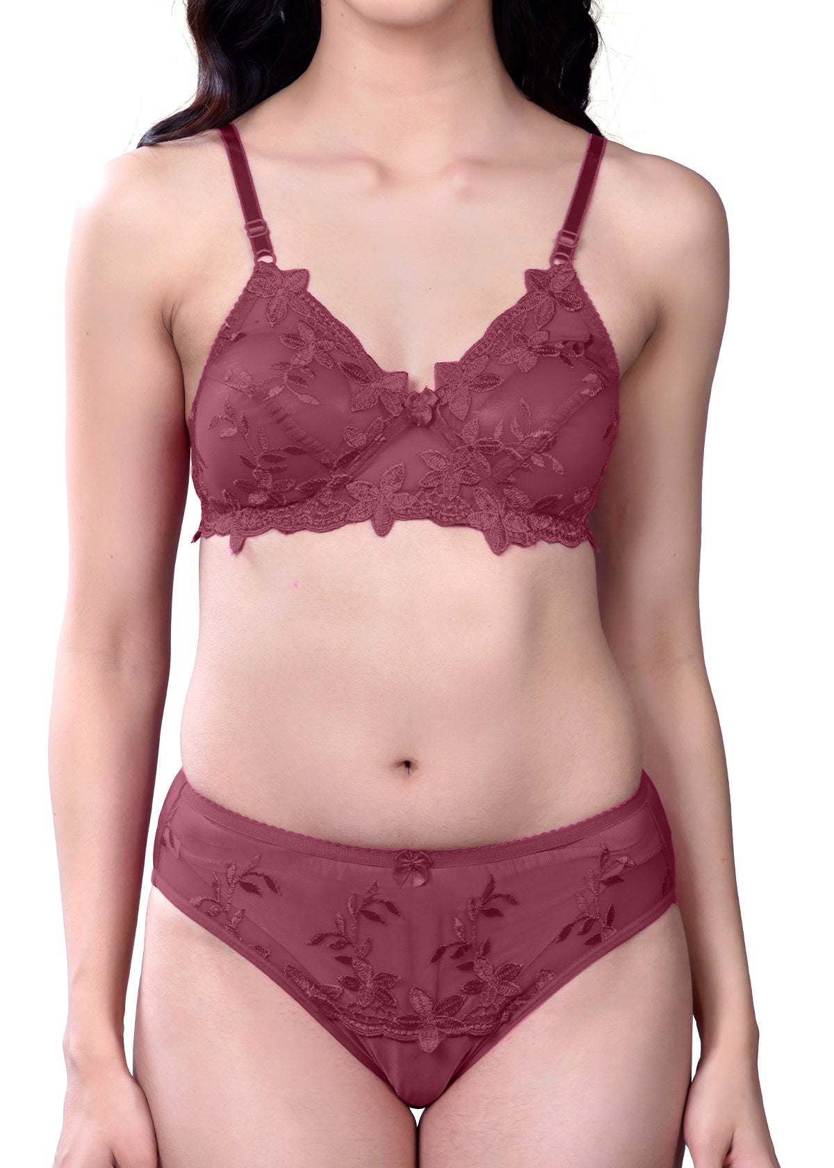 Tipsy Shanaya Set In Maroon