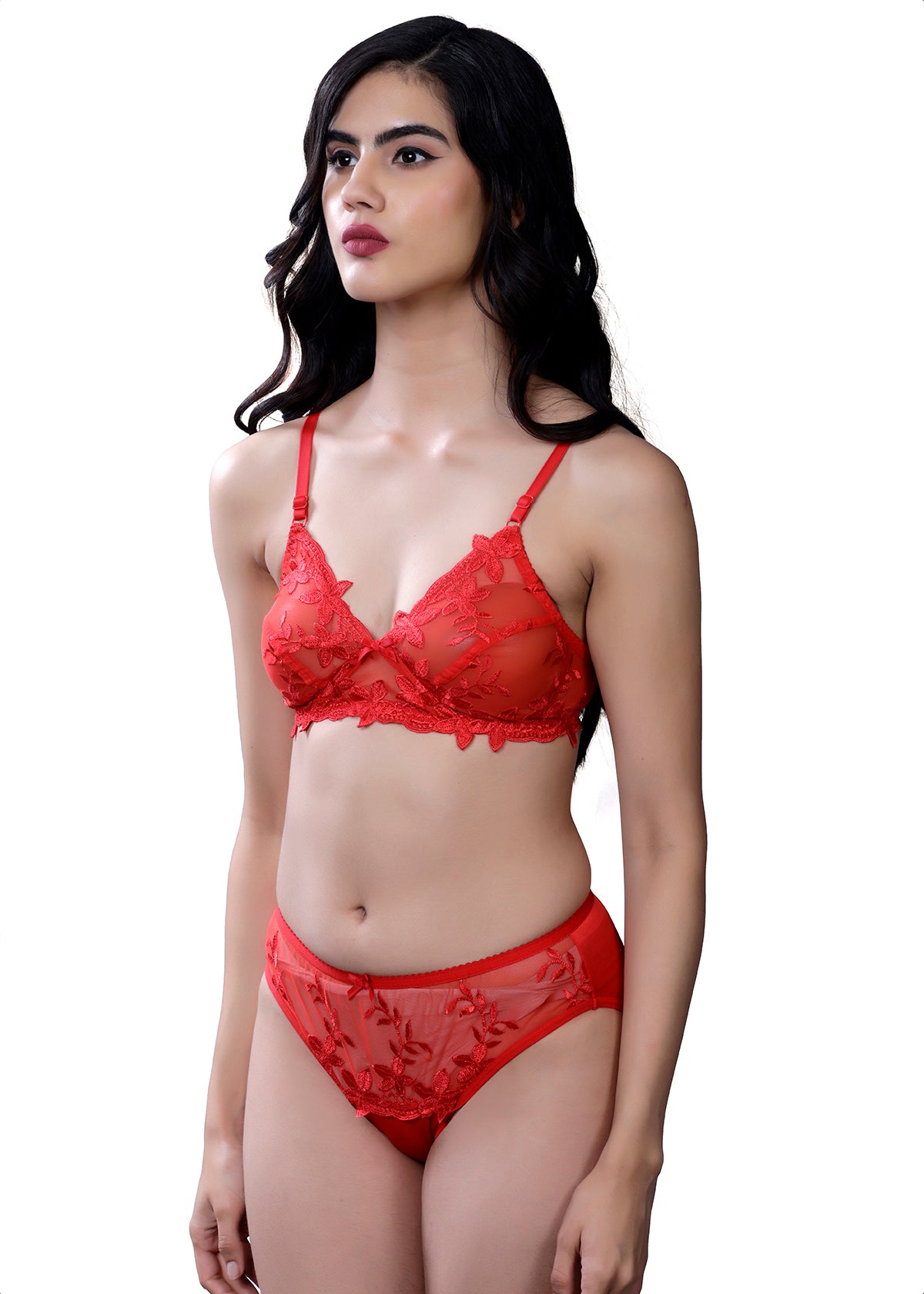 Tipsy Shanaya Set In Red