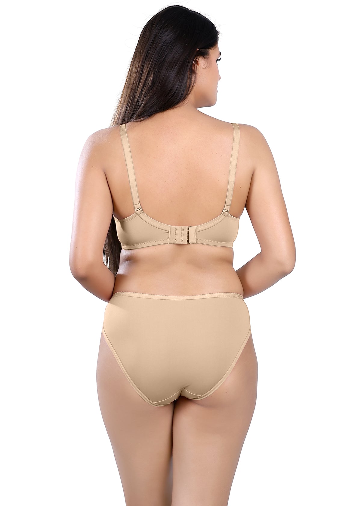 Tipsy Smooth and Padded Everyday Set In Nude & Rust | Pack of 2