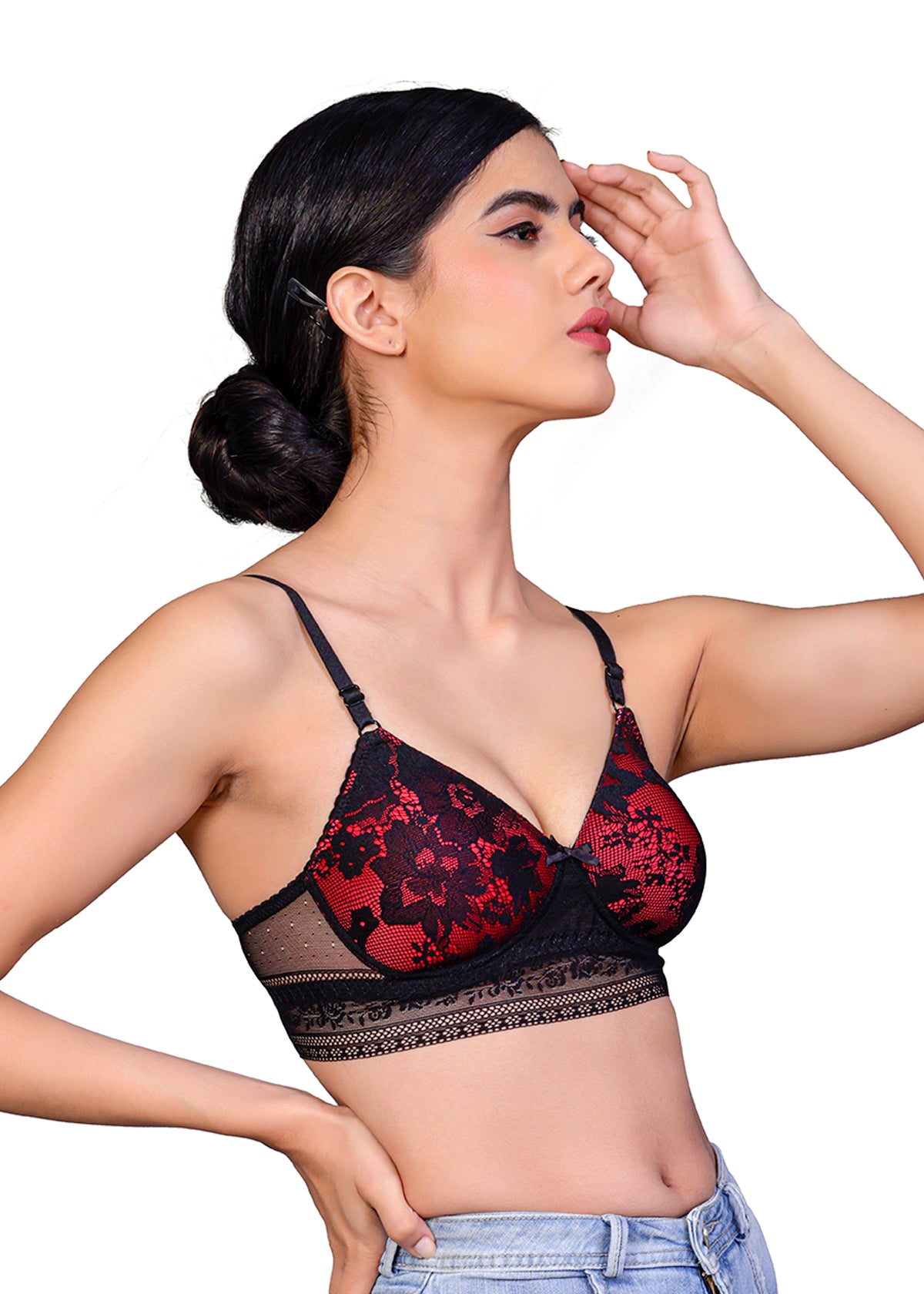Tipsy Yankee Bra In Red