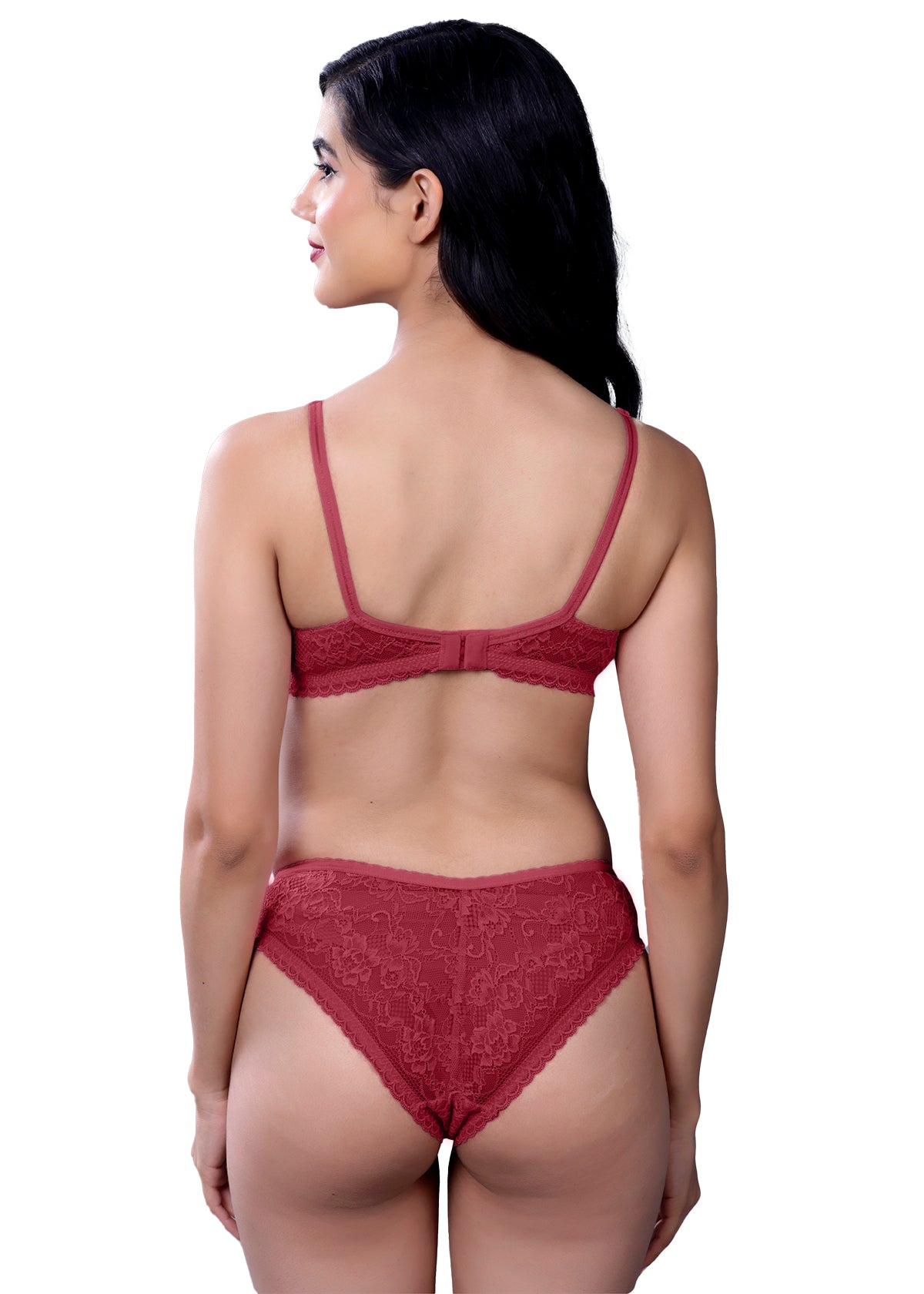 Tipsy Amaze Set In Maroon